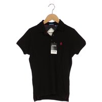 Burlington Damen Poloshirt, schwarz, Gr. 38