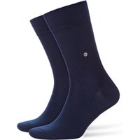 Burlington Doppelpack unifarbene Socken aus einem Baumwollmix
