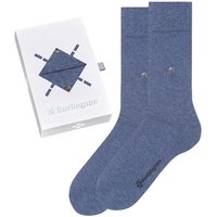 Burlington Kurzsocken Herren Socken, 2er Pack – Geschenk-Box „Basic Gift (Packung, 2er Pack)