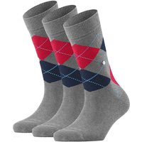 Burlington Kurzsocken Herren Socken 3er Pack – Blackpool, Baumwolle, (Packung, 3er Pack)