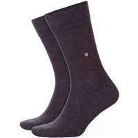 Burlington Kurzsocken Herren Socken Everyday 2er Pack – Baumwolle, Uni (Packung, 2er Pack)