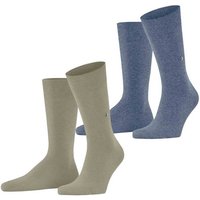 Burlington Kurzsocken Herren Socken Everyday 2er Pack – Baumwolle, Uni (Packung, 2er Pack)