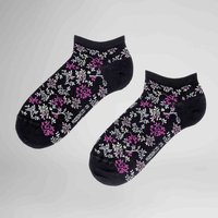 Hudson Basicsocken Bud (1-Paar) Sneaker Socken mit floralem Muster