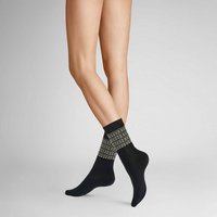 Hudson Basicsocken Nordic (1-Paar) Socken mit Norweger-Muster im Schaft