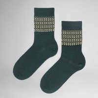 Hudson Basicsocken Nordic (1-Paar) Socken mit Norweger-Muster im Schaft