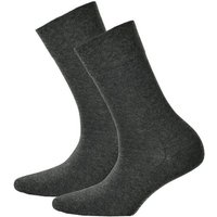 Hudson Kurzsocken Damen Socken Relax, 2 Paar – Cotton, Komfortbund (Packung, 2er Pack)